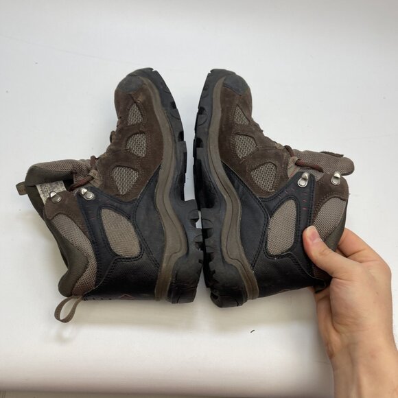 Columbia Omni-Tech Packus Ridge Mid Hiking Boot Leather Waterproof Brown Men 8.5 - Picture 9 of 16